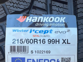 215/60 R16 Hankook Icept Evo2/ Доставка, livrare toata Moldova 2024 foto 3