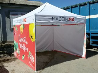 Складные палатки ez-up 3.0м x 3.0 м. corturi montabil / dezmontabil pentru promo foto 4