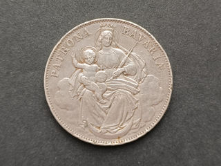 1Taler  Ludwig II. Германия, Бавария 1865  Мадоннаталер, (ND)- без даты).
