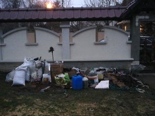 Вывоз стоительного мусора.  Evacuarea gunoiului dupa reparatie. foto 7