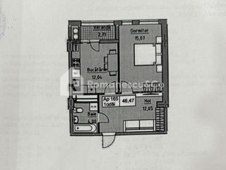 Apartament cu 1 cameră, 47 m², Râșcani, Chișinău foto 7