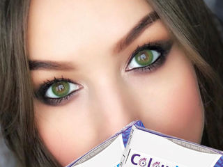 Цветные контактные линзы  Lentile de contact colorate Color contact lenses foto 6