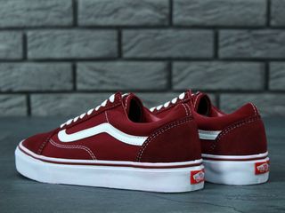 Vans Old Skool Bordo & White Unisex 2 foto 8