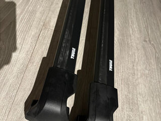 Thule WingBar Edge negre model nou >> Toyota Auris universal 2013-2019 foto 3