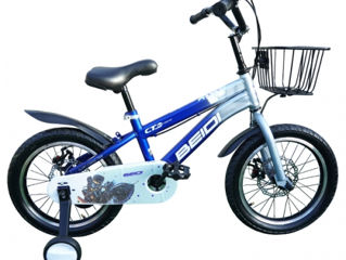 Bicicletă pentru copii 16" 4-6ani BEIDIYH730 Albastru, Детский велосипед 16"4-6лет, livrarea gratuit foto 4