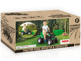 Tractor cu pedale (110x52x45) Dolu art.8147 / Трактор педальный (110х52х45) Dolu арт.8147 foto 3