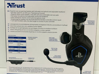 Наушники Trust GXT 488 Forze-G for PS4 Black Новыи foto 2