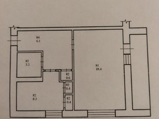 1-комн. кв., 39 м², 1/3 эт.