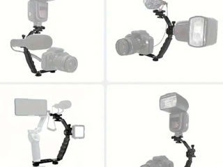 180 lei - L Video Grip, L-Bracket, L Plate Universal Camera 1/4 Inch Screw Swiss Vertical Video фото 6
