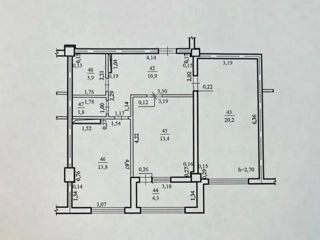 Apartament cu 2 camere, 69 m², Ciocana, Chișinău foto 4