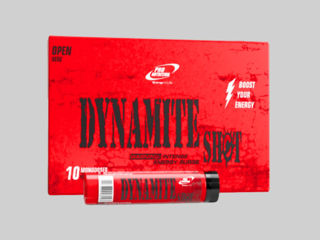 Dynamite Shot, Усилитель энергии, 10 доз по 25 мл, Ягоды