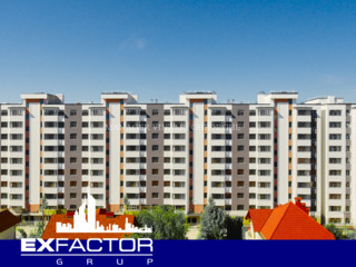 Exfactor Grup - Buiucani 2 camere 72 m2 et. 3 de la 580 € m2 preţul 41.750 € cu prima rată 12.500 € foto 1