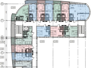 2-х комнатная квартира, 47 м², Старая Почта, Кишинёв