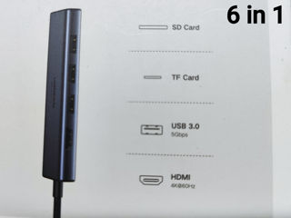 Ugreen USB C Hub 6 in 1 foto 3