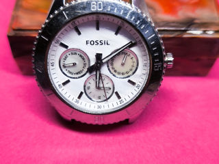 Fossil quartz chronograph на ходу