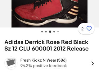 Продам кроссовки Adidas Derrick Rose Red Black foto 4