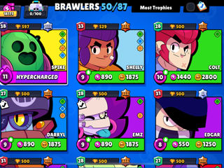 Vând cont de brawl stars foto 2