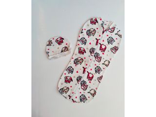 Pelinca Cocon Cu Fermoar + Caciulița Cats De La 0 Pina La 3 Luni