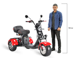 АКЦИЯ-Электроскутер White Siberia Pro Trike 3000w Red/black foto 5