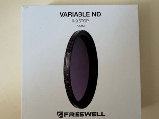 Variabil ND filtru FREEWELL 6-9stop 77mm
