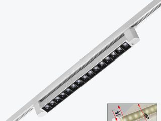 Proiector LED pe sina, proiector track cu LED, sisteme de iluminat pe sina, panlight, LED liniar foto 5