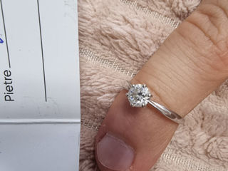 Продам кольцо из белого золота, с бриллиантом 0.5 карат foto 9