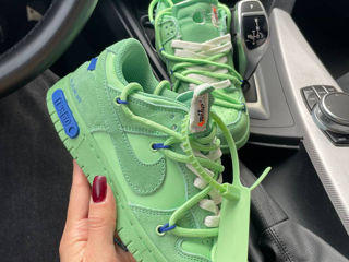 Nike SB Dunk x Off-White Green Women's foto 2