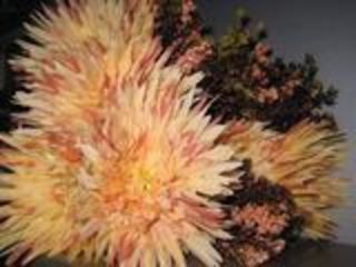 Искусственные цветы хризантемы foto 1