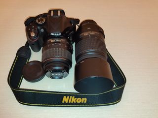 Nikon D5200 Kit + obiectiv Nikon DX 55-300
