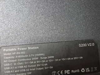 Портативная електростанция ALLPOWERS S200 foto 3