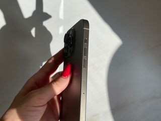 Iphone 15 pro, 128gb, natural titanium, IDEAL! foto 4