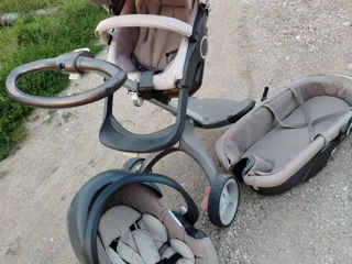 Cărucior 3 în 1 - Stokke - accesorii( umbrelă,  husa ploaie,  plasă insecte,  geantă, husă de iarnă) foto 1