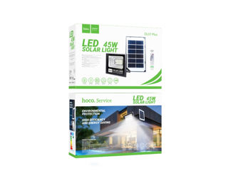 HOCO DL07 Plus Lumină de grădină cu energie solară pentru exterior (45W) foto 3