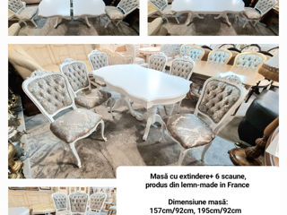 Mese, scaune, produs din lemn importate din Germania,Italia,Franța foto 3