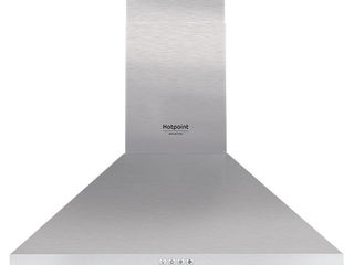 Hota incorporabila decorativa Hotpoint HHPC 6.5F AM X, Putere de absorbtie 625 mc/h, 3 viteze, 60 cm foto 1