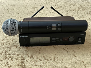 Microfon radio shure SLX4+Slx2(sm58) - original