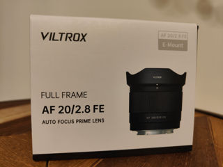 Объектив Viltrox 20 mm f2.8 AF full frame Emount foto 1