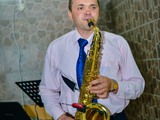 Saxofonist-golden sax tenor foto 3