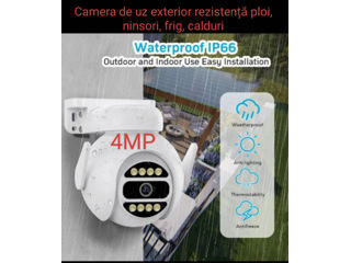 4MP camera Asus Rapida exterioara cu microfon , rotativa, dinamic WiFi Icsee inscrie pe microSD 24h foto 3