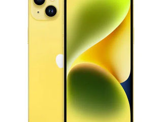 Apple iPhone 14 256Gb  = 690 €. (Yellow). Гарантия 1 год! Garantie 1 an! foto 3