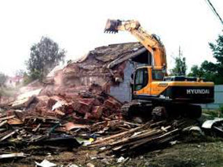 Servicii excavator incarcator buldozer lucrări de demolare constructii terasament excavare nivelare foto 8