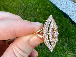 Женское кольцо титаник, aur 585, 14K, inel de aur titanic