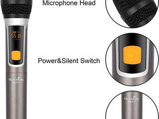 Microfon wireless MicrocKing Sistem de microfon fără fir foto 3