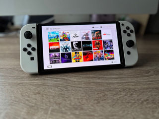 Nintendo Switch Oled - cu jocuri foto 2