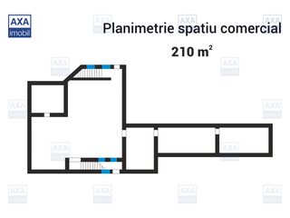 Spațiu comercial cu suprafața de 210 mp, amplasare Ultracentrală foto 2