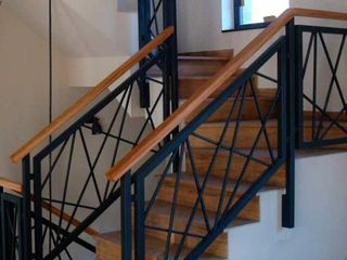 Balustrade din metal, fier forjat si inox foto 4