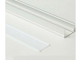 1 Profil LED din aluminiu pentru banda LED LINE3 (2000x30x20mm cu difuzor) foto 3