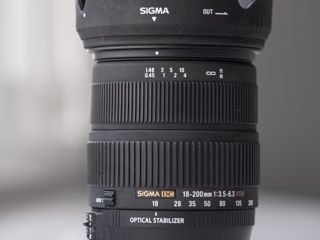 Sigma 18-200mm F3.5-6.3 Nikon Bălți