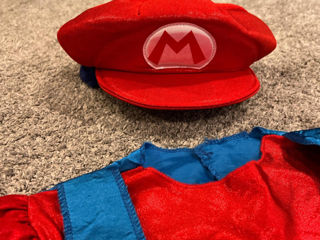 Costum Super Mario pentru fetite foto 2