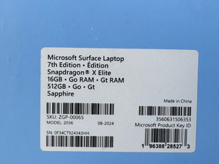 Microsoft Surface Laptop 7 13.8  Blue 16/512Gb Sigilat! foto 4